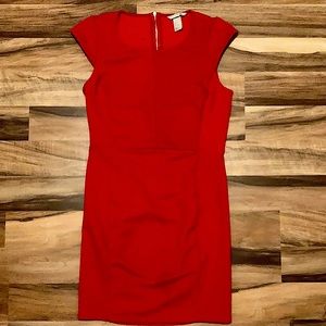 H&M Flattering Figure Red Dress